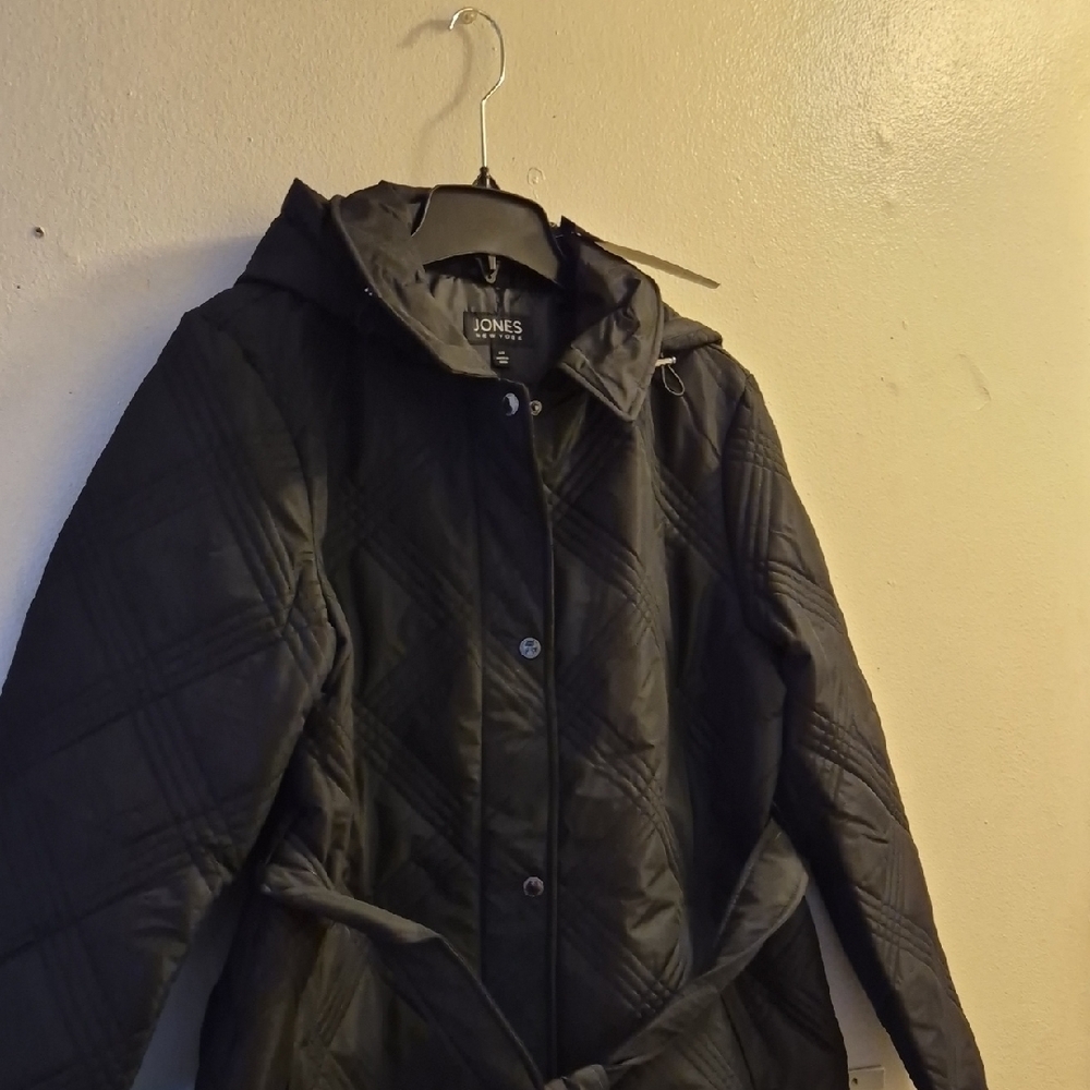Jones New York Women's Dark Gray Puffer Jacket